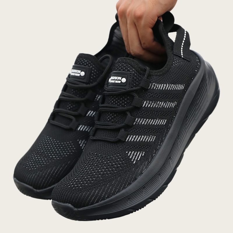TEMU Men' And Wide Last Casual Sports Shoes With Round Toe, Wide Forefoot, High , Fat Feet, Loose Mesh, Breathable Soft Sole, Shock-absorbing For
