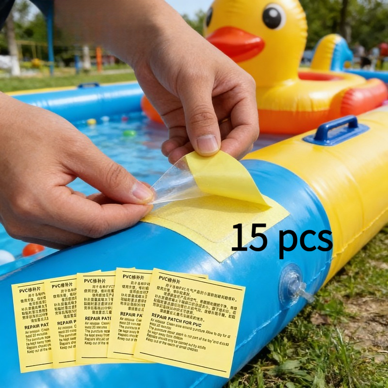 Temu – TEMU 15pcs Outdoor Waterproof Repair Patches, Round Transparent Repair Patches, For , Inflatable Toys, Tents, And Sleeping Bags, Portable Reflective