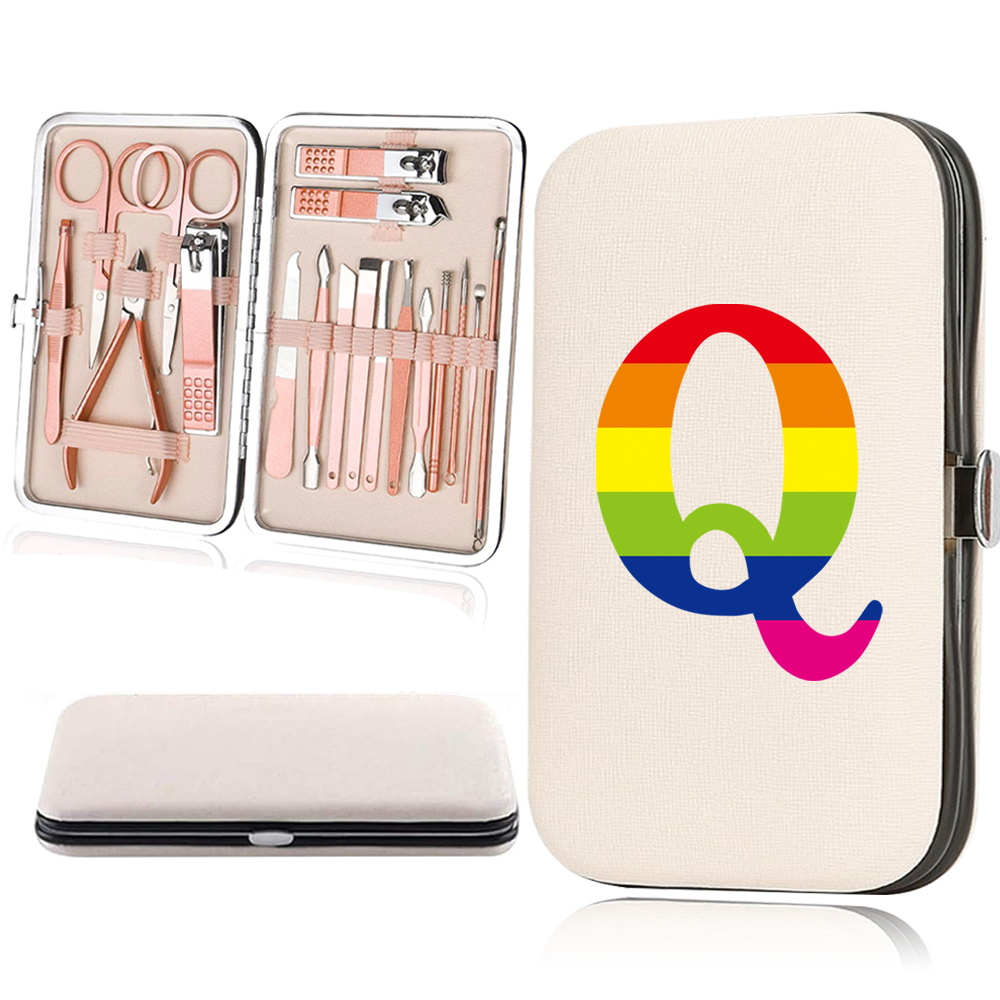 18pcs Nail Clippers Set with Portable Storage Case