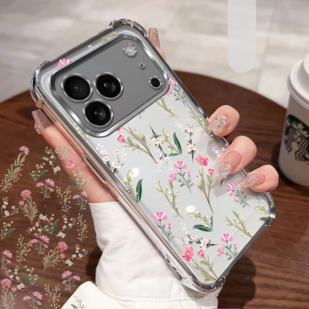 TEMU Phone Case: "for Iphone Iphone 17 Pro Max/ Iphone 17 Pro/ Iphone 17 Air/ Iphone 17 Case, Transparent Phone Case, Four-corner Drop Protection