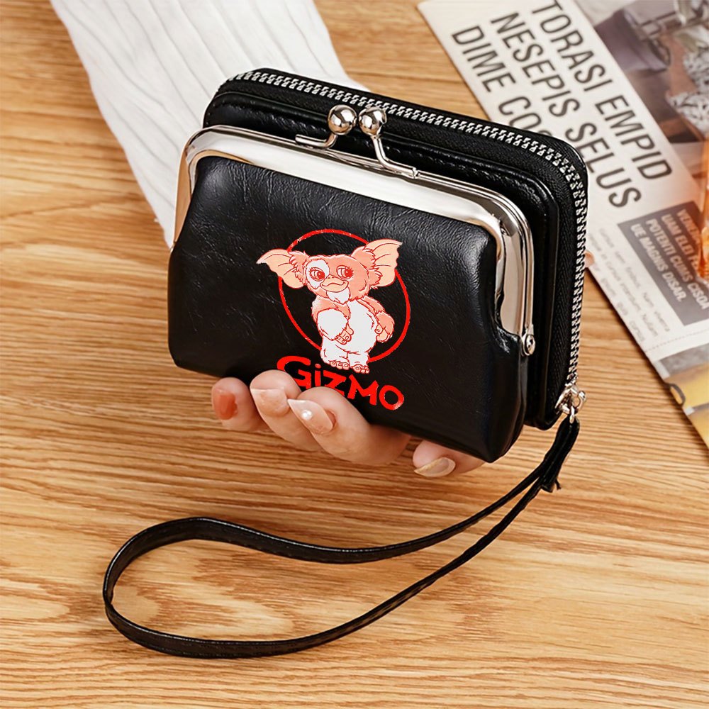 TEMU 1pc Warner . Print Wristlet Wallet, Large Capacity Coin Clip Bag Card Holder For Women