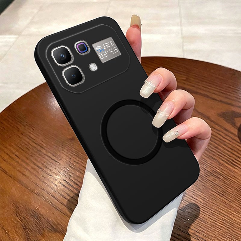 휴대폰 케이스 -   note 60/60 pro/   5g에 적합한 케이스, 가볍고 분해하기 쉬운 마그네틱 휴대폰 케이스 (    5g용), 부드러운 tpu 충격 방지 낙하 방지 이중 보호 마그네틱 링 먼지 방지 내마모성