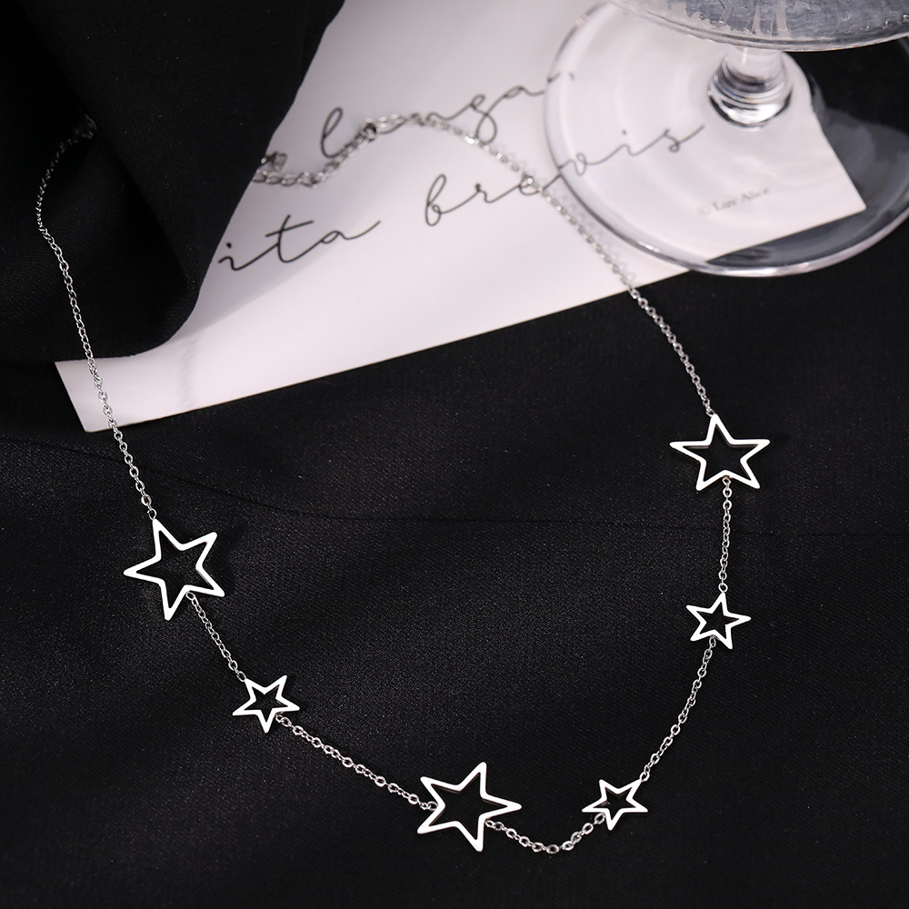 Retro Style Pentagram Necklace for Women