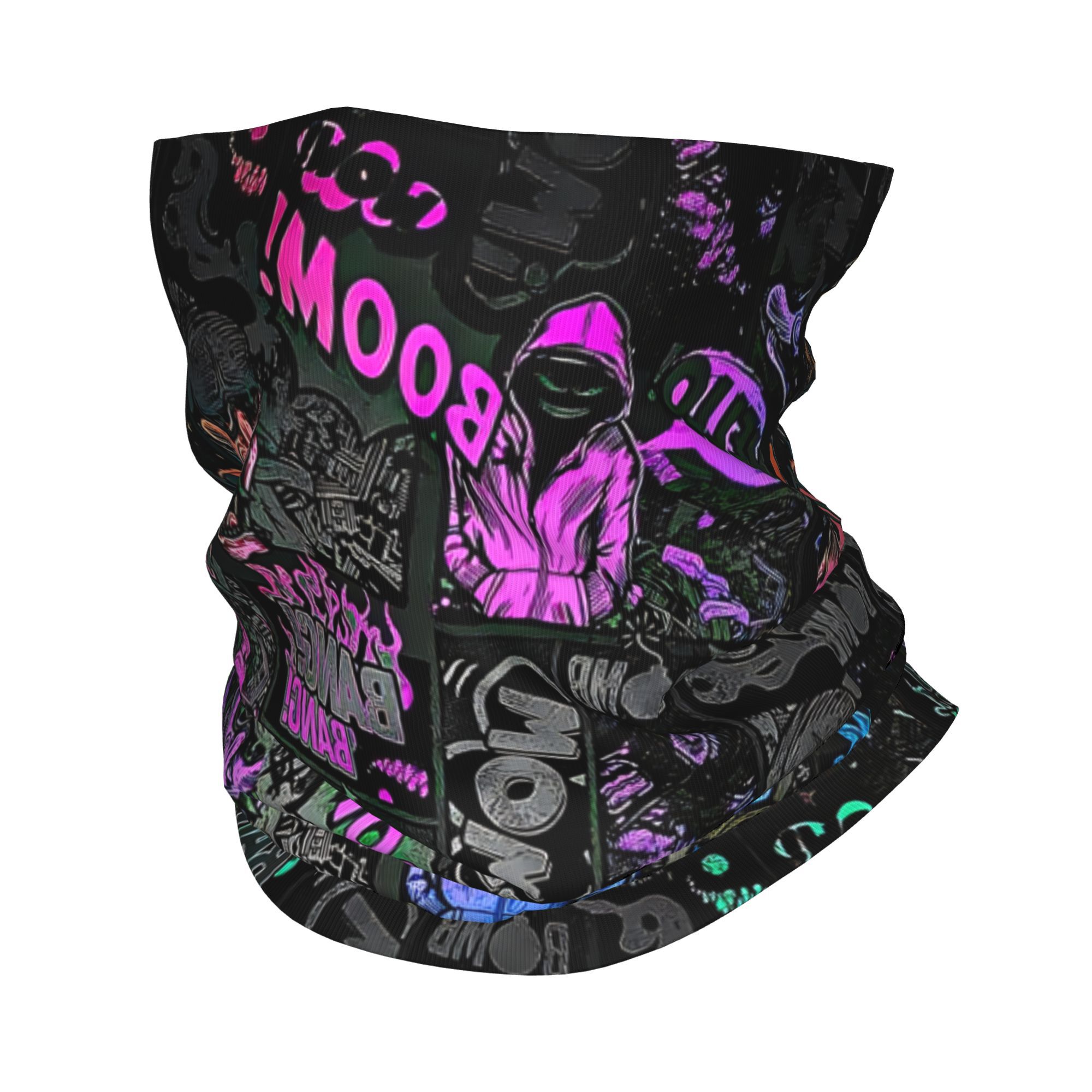 TEMU Beautiful And Interesting Bandana Neck Cover Motorcycle Club Christmas Preppy Style Face Mask Hiking Unisex Adult All Season