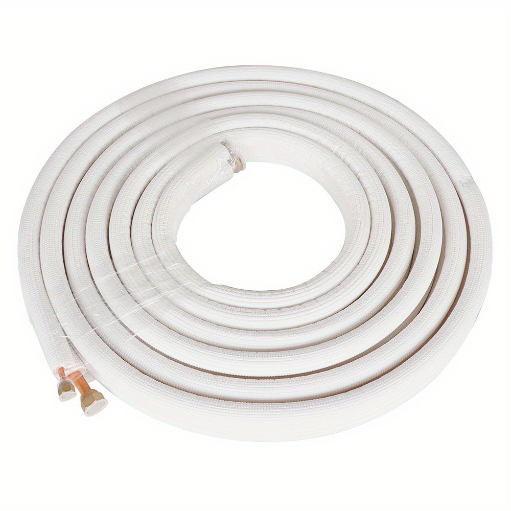 Tubo Aire Acondicionado Cobre Findmall Extensión De Manguera De Tubo De Cobre De Aire Acondicionado De 50 Pies, Mangueras De Cobre Gemelas De 3/8 Pulgadas Y 5/8 Manguera Desague Aire Acondicionado