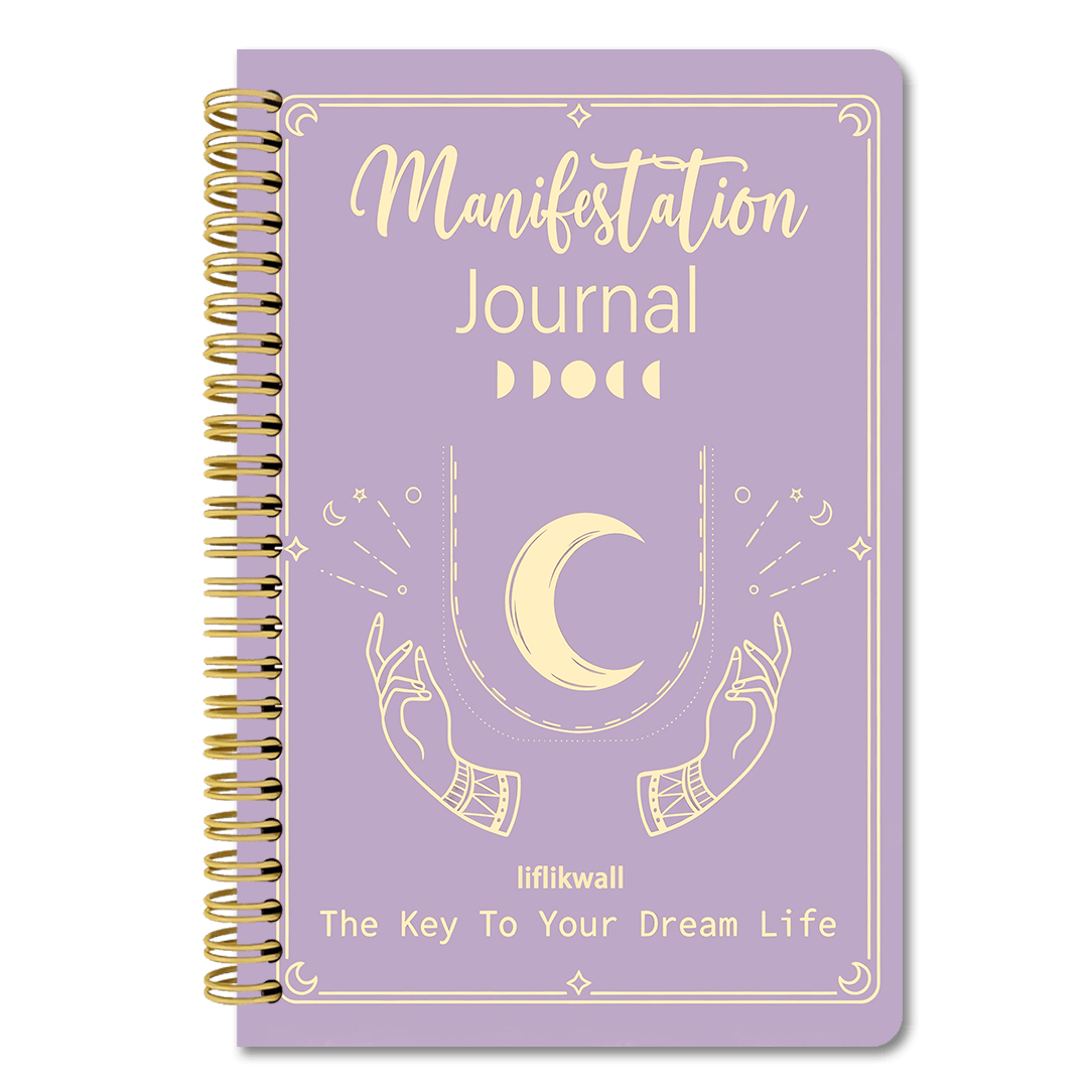 TEMU 1pc 369 Manifestation Journal & Law Of Diary - Spiral Bound Undated Planner Log, Record Book, Daily Affirmation Suitable For Spiritual Growth,