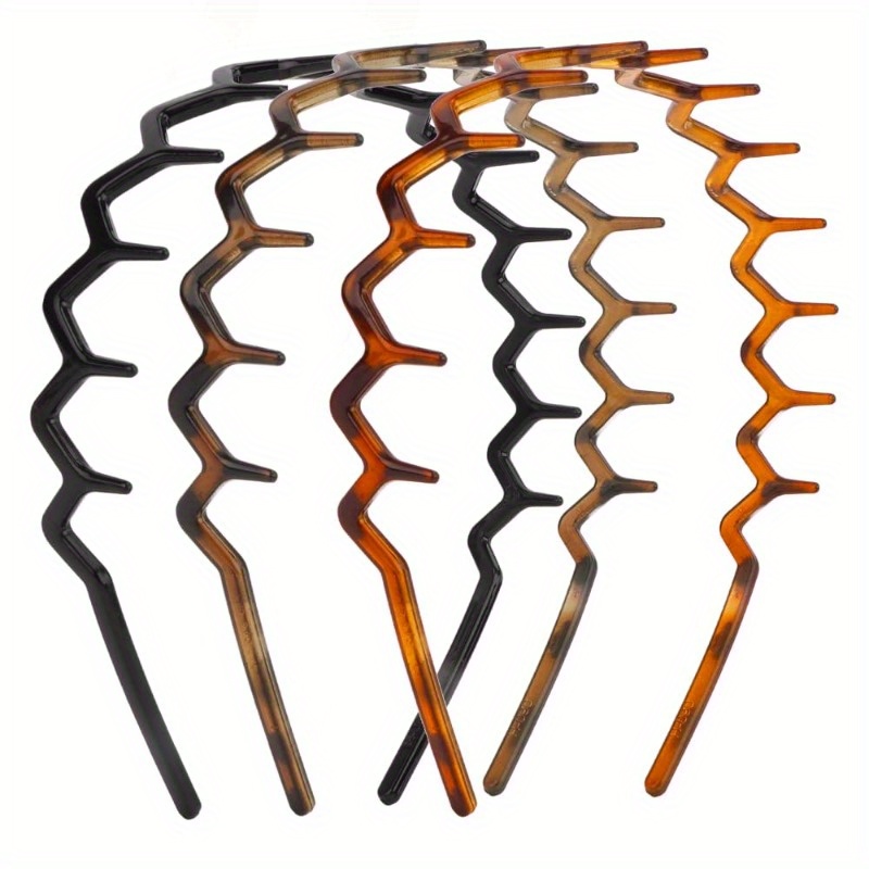 zig zag headbands classic 90 headband with teeth wavy comb