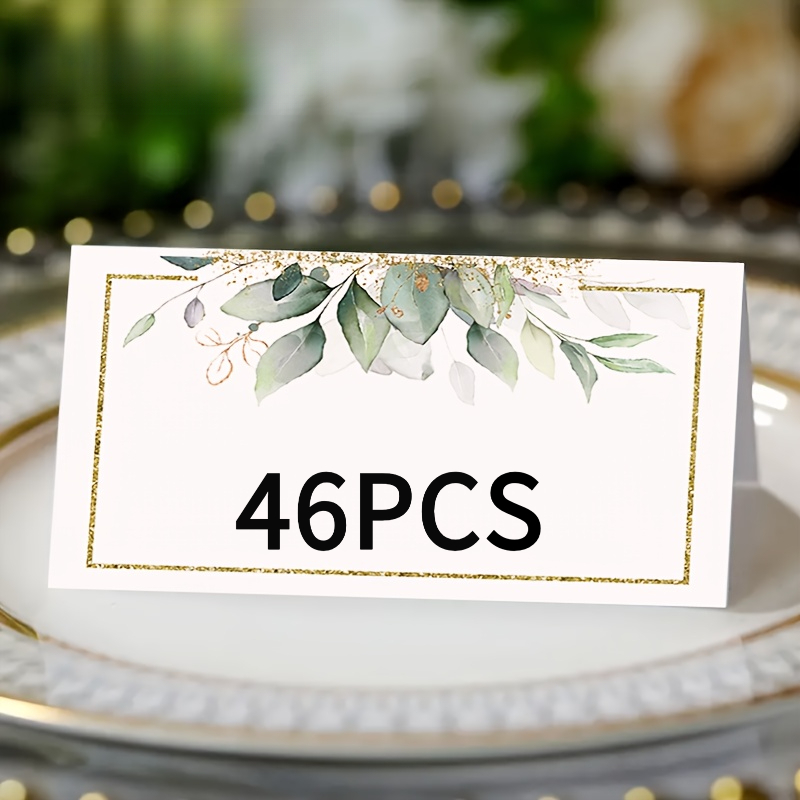 TEMU Eleganti e squisiti biglietti da a tema piante per matrimoni ed , disponibili in confezioni da 20/46/92 pezzi, realizzati qualit�. Possono