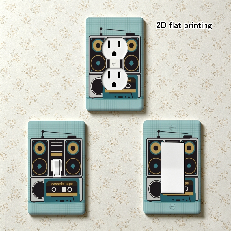 Modern Dual-Purpose Rotary Switch Panel, Vintage Audio Design
