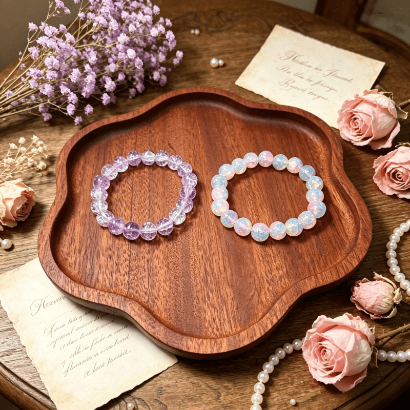 2pcs Fine Bracelet Set, Mood Stabilizing Gift