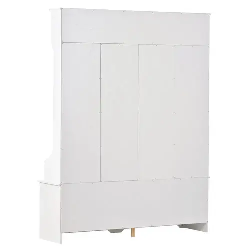 modern 60 wide entryway bench hall tree with 24 shoe cubbies stainless memory foam cushion manual recline handle shoe storage bench sleek hallway tree sleek bench for entryway