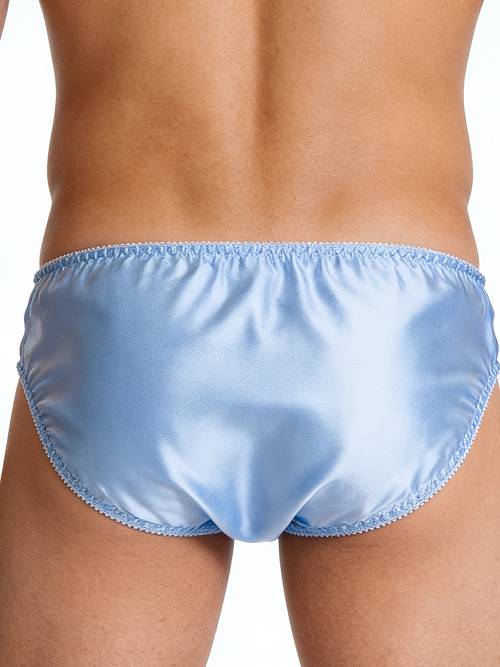 mens briefs breathable shiny lace hip hugging lightweight high elastic smooth underwear for young men