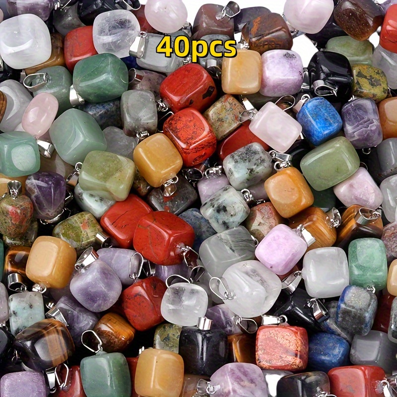 40 Ciondoli * Irregolare * Per * Di Gioielli, Collane, Orecchini, Regali Di Natale E Compleanno, Senza Batteria - Foto 3