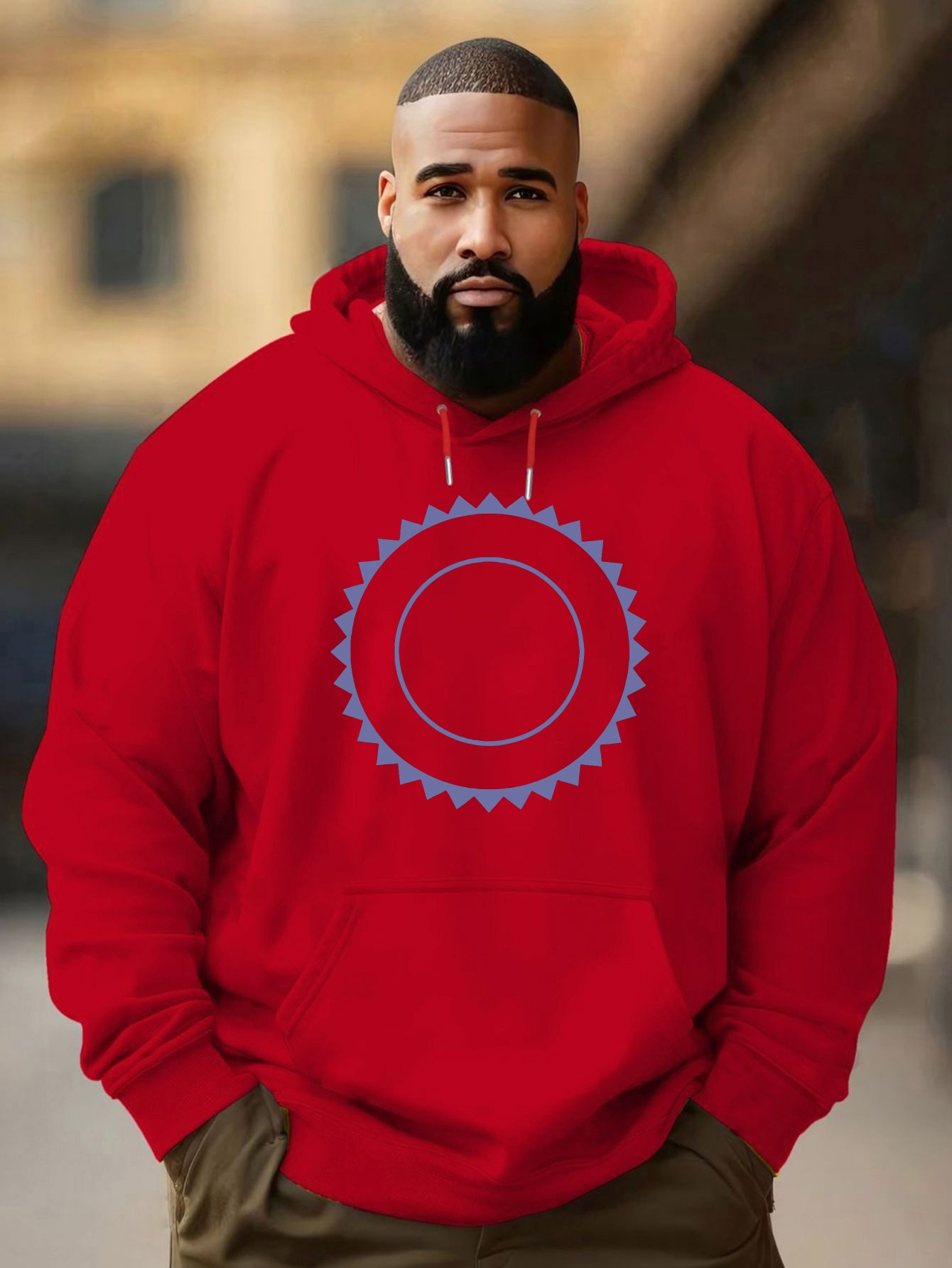 stück herren plus size casual pullover hoodie grafikdruck Temu