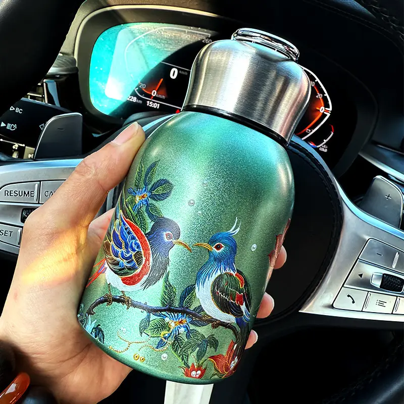 outdoor portable car handy cup mountain climbing insulated water cup gifts for event party tableware new years and valentines day gifts details 3
