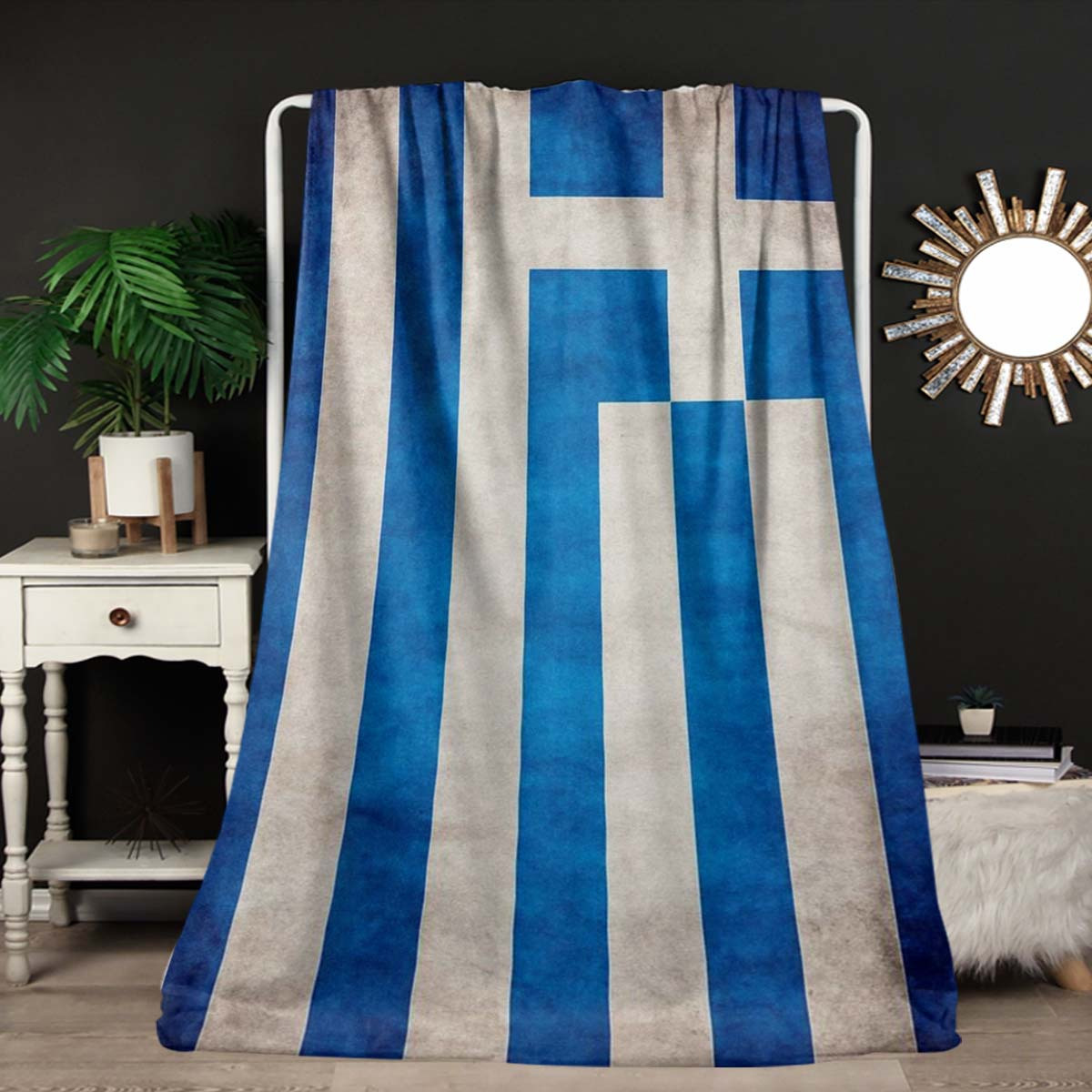 

Greek - Flannel Blanket - , & | For &