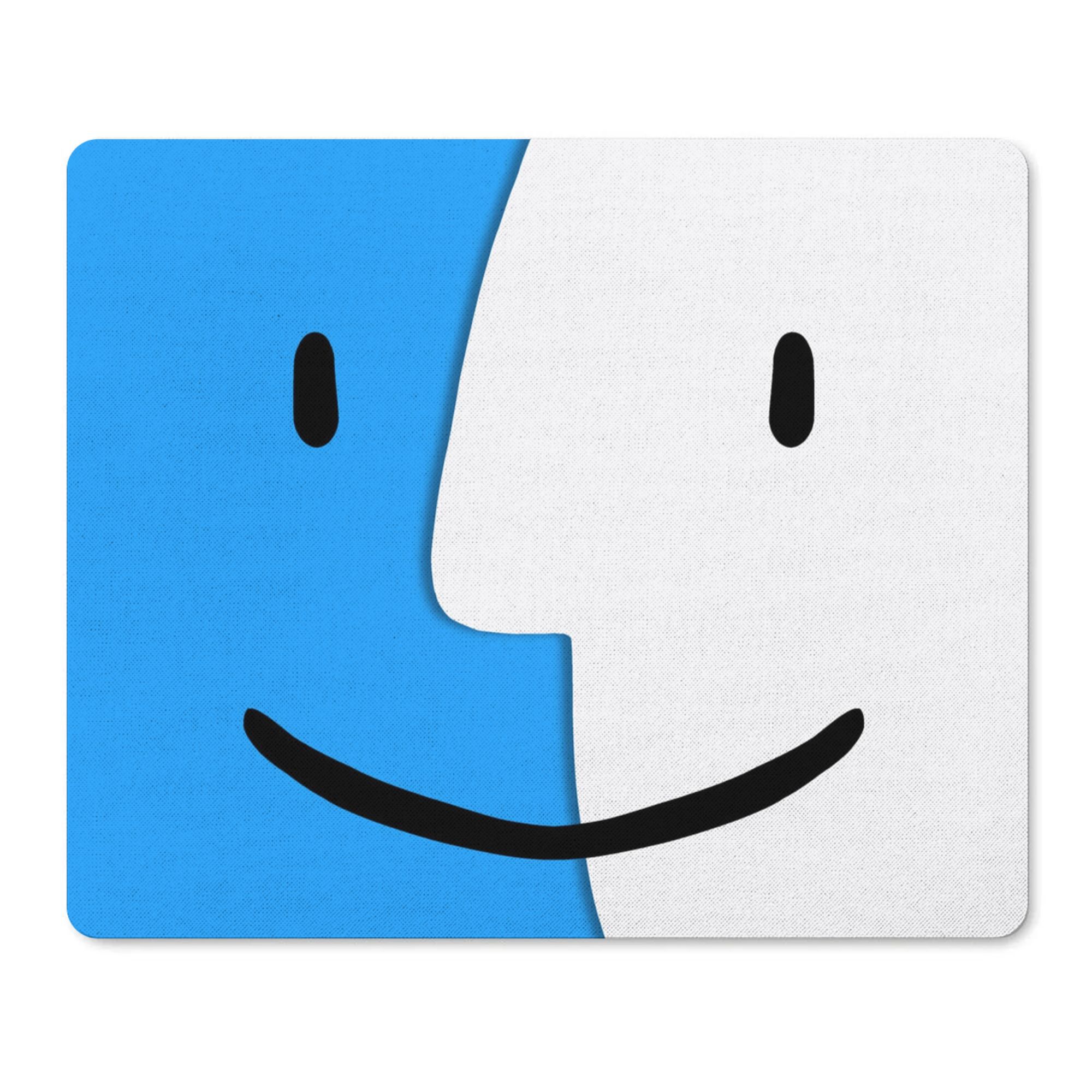 TEMU Tappetino per mouse Mac Finder con forma di 1 pz per scrivania di computer, ufficio e allestimento dello di lavoro