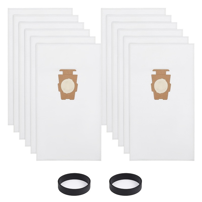 TEMU 12pcs 204814 205811 204811 Micron Magic Hepa Filter With Vacuum Bag And 2pcs Belt Replacements, Suitable For Kirby , , G3, G4, G5, G6, Diamond