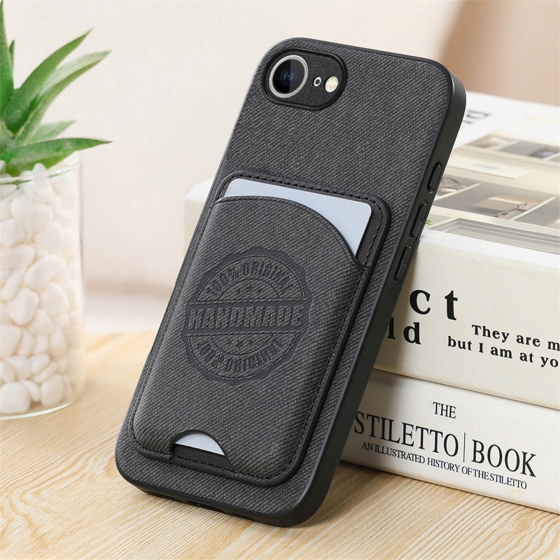 TEMU Phone Case: -one Magnetic Card Holder Phone Case, Suitable For Iphone 17e, Skin-feel Anti-fingerprint Iphone 16e, Trendy Brand Case
