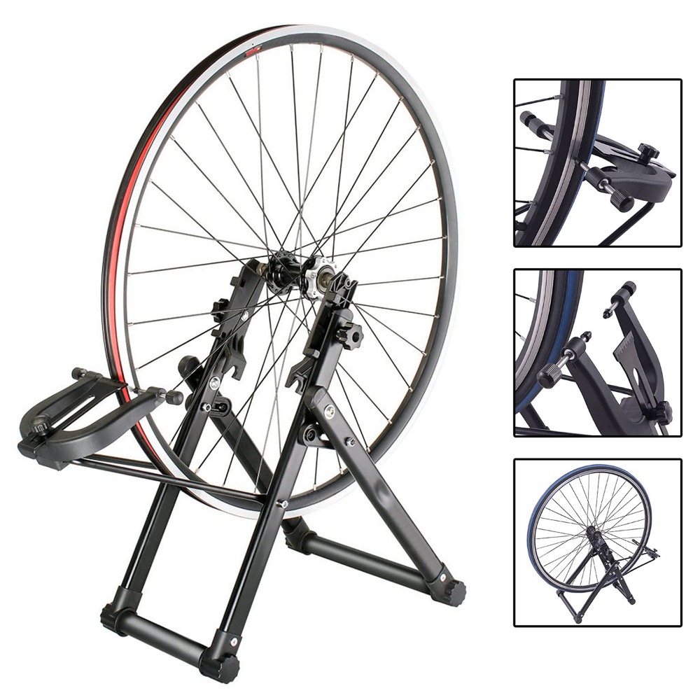 Image of Wheel Truing Stand Bike Centering Stand Compatible With 16"-29" Wheels