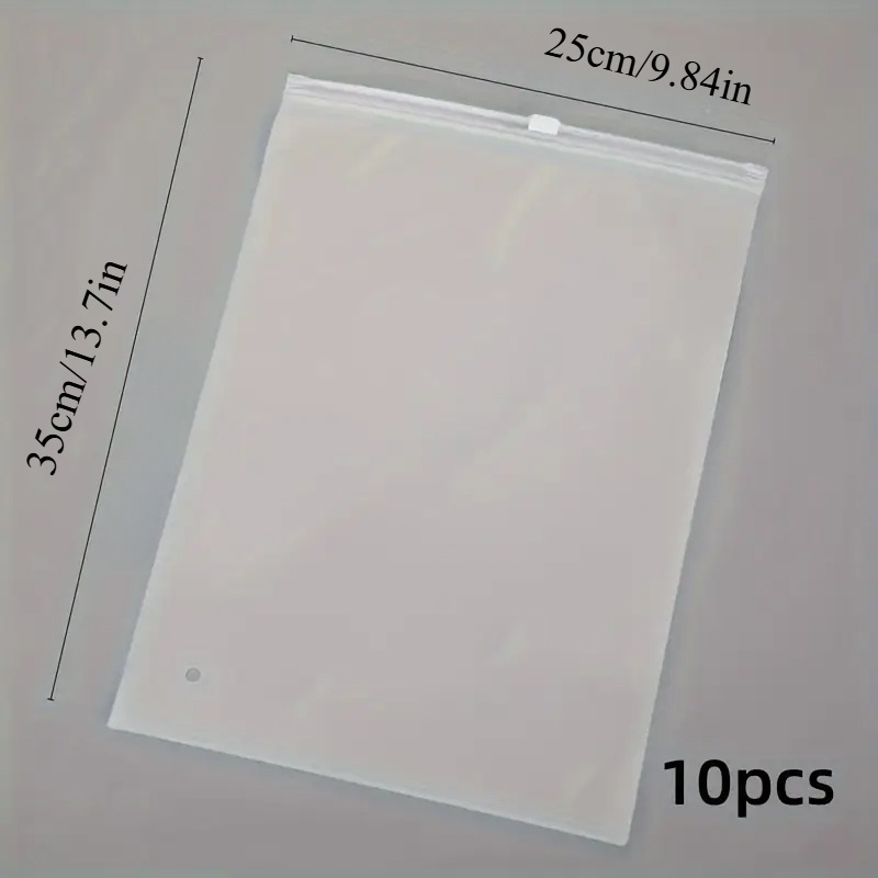 10pcs Transparent Sealed Storage Bags, Maternity Bags, Luggage Storage Bags, Underwear Storage Bags, Reusable Bags, Packaging Bags, Bedroom Additions, Portable Items For Summer Beach Travel