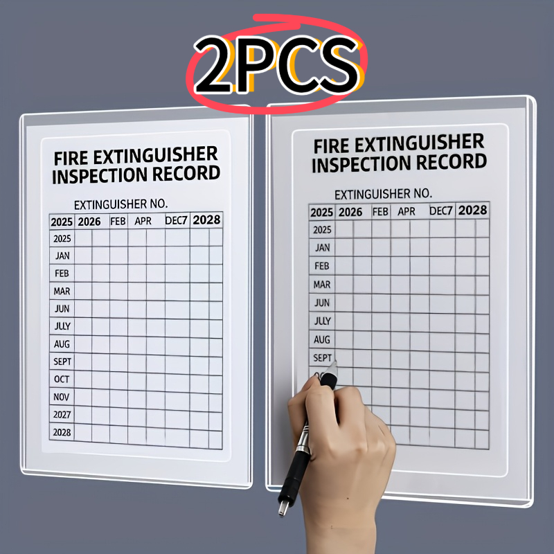 TEMU 2pcs Vertical Wall-mounted Acrylic Display Frames, Transparent And Sturdy, For Documents, Notices, And Door Signs At Home, Office, And Warehouse