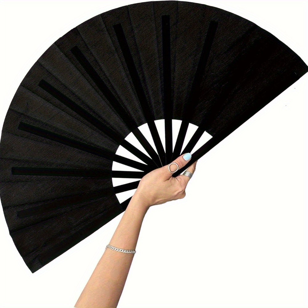 Boots On Ground Line Dancing Hand Fan - Purple Clack Fan, Solid