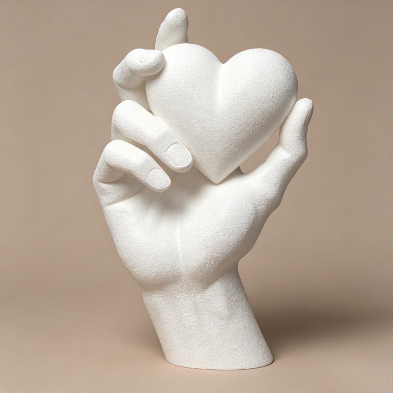 TEMU 1pc - Mini -hands Statue Ornament. Decor, Perfect Gift Option For Easter, Valentine's Day, Mother's Day And Other Festivals. Designed For Indoor