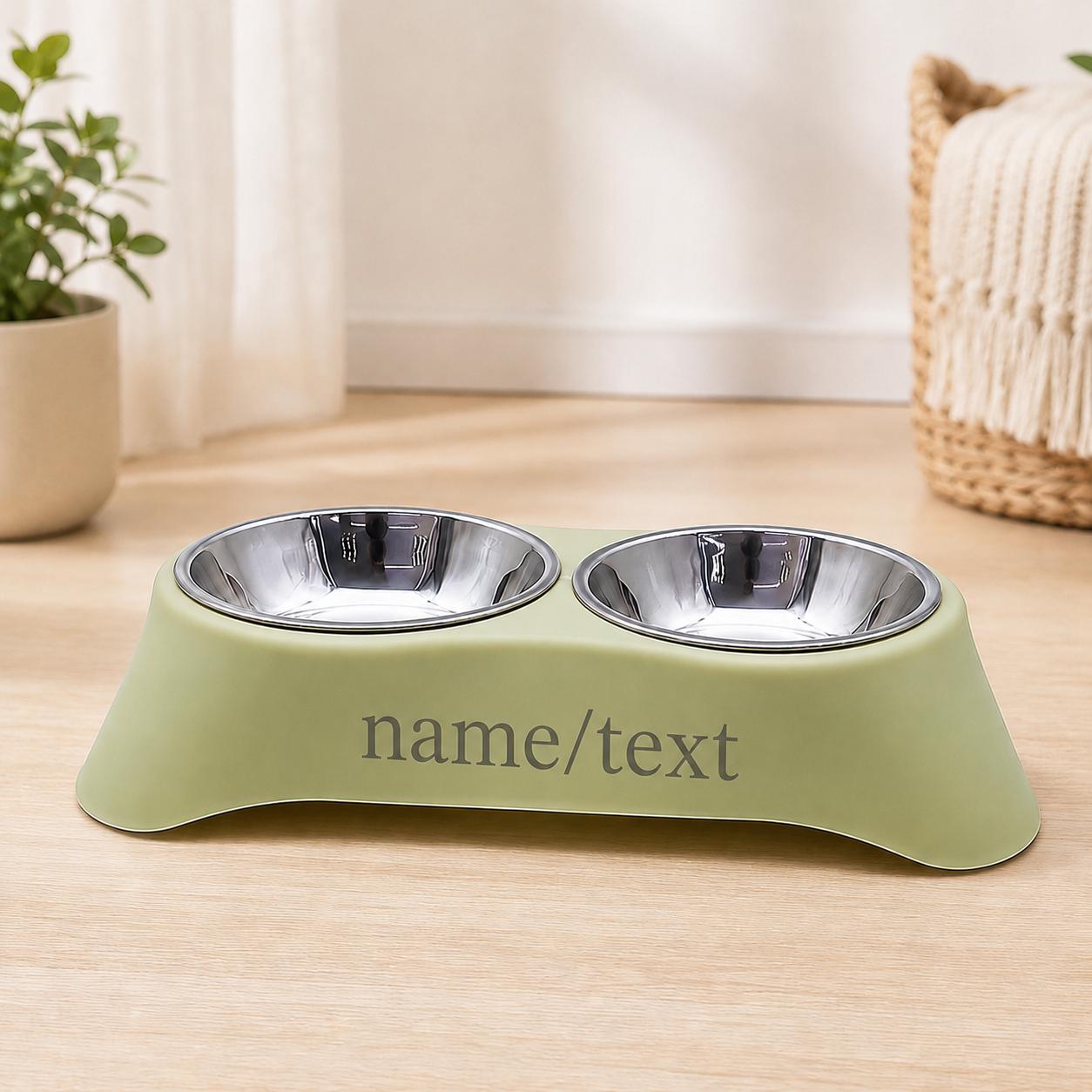 Customized Dual-Purpose Pet Bowl for Eating and Drinking, Protects Neck
