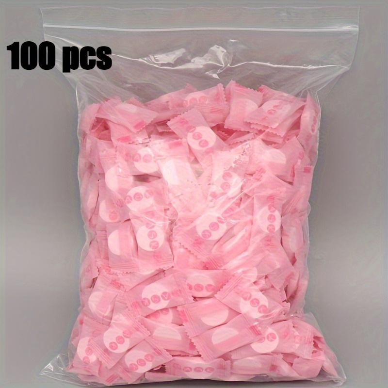 TEMU 100pcs Professional Spa Facial Masks - Individually Wrapped Compressed Non-woven Wet Compress Masks, & Individually Wrapped For Hygiene,