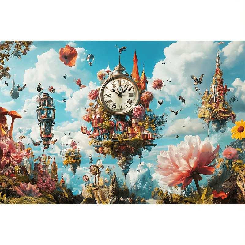 Celestial Clock Citadel Art Print 500pcs Jigsaw Puzzle