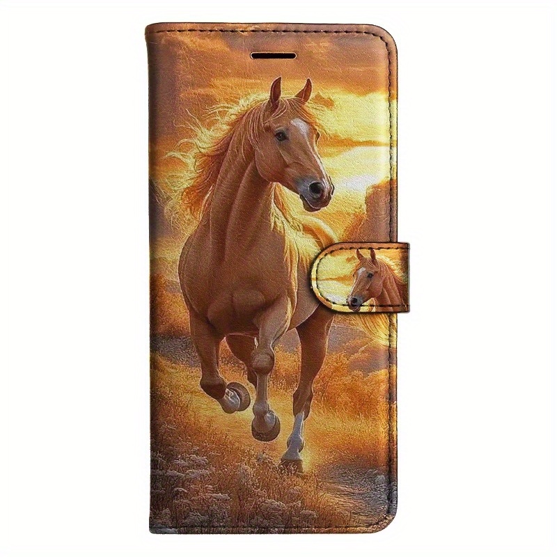 TEMU Phone Case - Bristle Magnetic Flip Wallet Case Card Holder Stand Sutible For Note S8 S9 S10 10 S20 20 S21 S22 S23 S24 S25 S5 S6 S7 4 J5 J7 A5 8