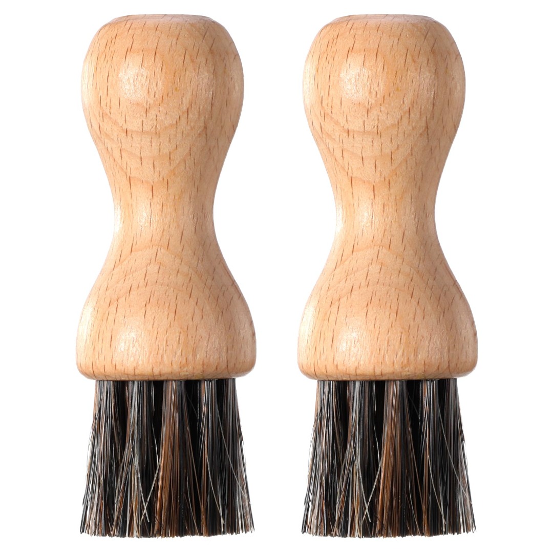 TEMU Set spazzole per verdure, spazzola per funghi, spazzola per patate, spazzola per in legno, realizzata in legno di , adatta per stoviglie,