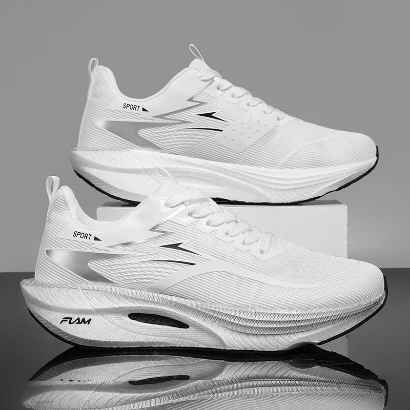 TEMU Men's Wide-toe Running Sneakers - Breathable Mesh Shoes Suitable For Gym, Hiking, Tennis, Casual Wear
