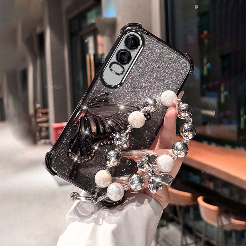 TEMU Phone Case: Oneplus Nord Ce 4 Lite Luxury Plating Shockproof Thickening Glitter Card Phone Case For Oneplus Nord Ce4 Lite Quicksand Bracket