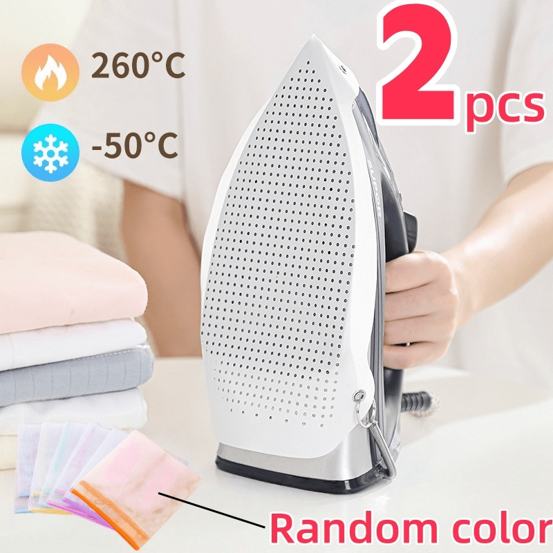 Image of 2pcs - New Version Of High-quality Iron Pad And High-temperature Ironing Cloth, High-temperature Resistant And Durable, Suitable For All Irons. Random Color