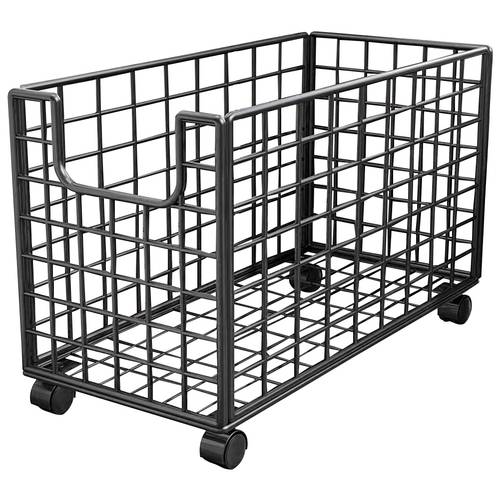metal storage organizer with wheels multi purpose storage bins for in bedroom living room portable storage container for items trunks