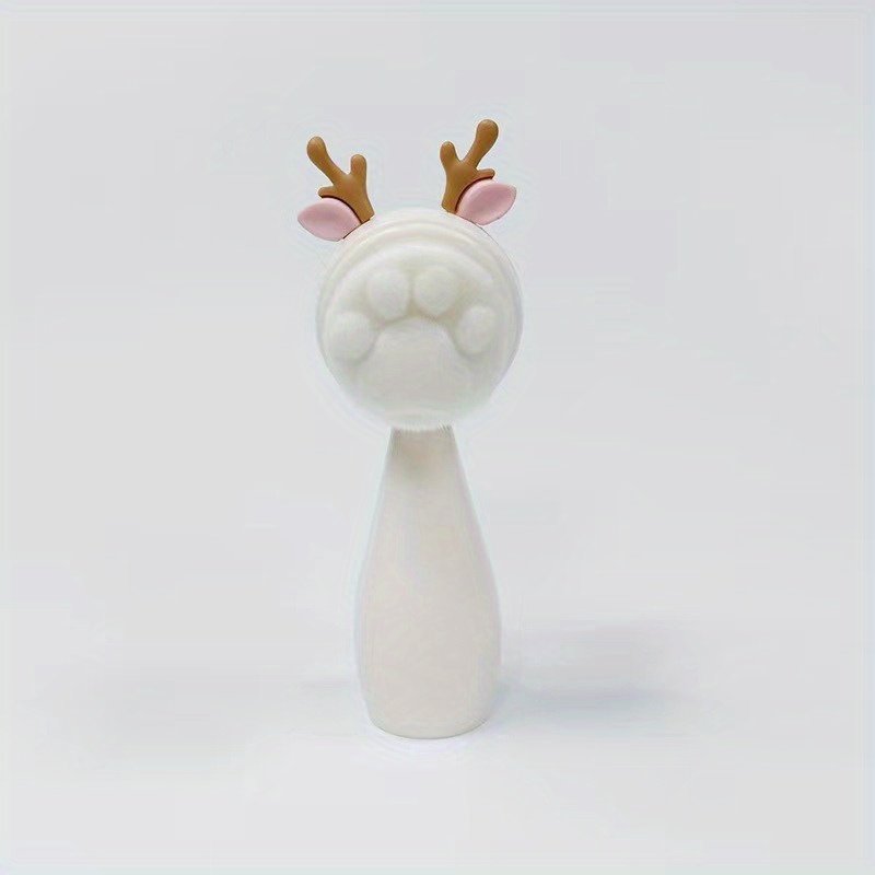1pc New Cartoon Cat Claw Facial Cleanser Silicone Double-sided Manual Facial Cleanser Soft Hair Cleansing Brush