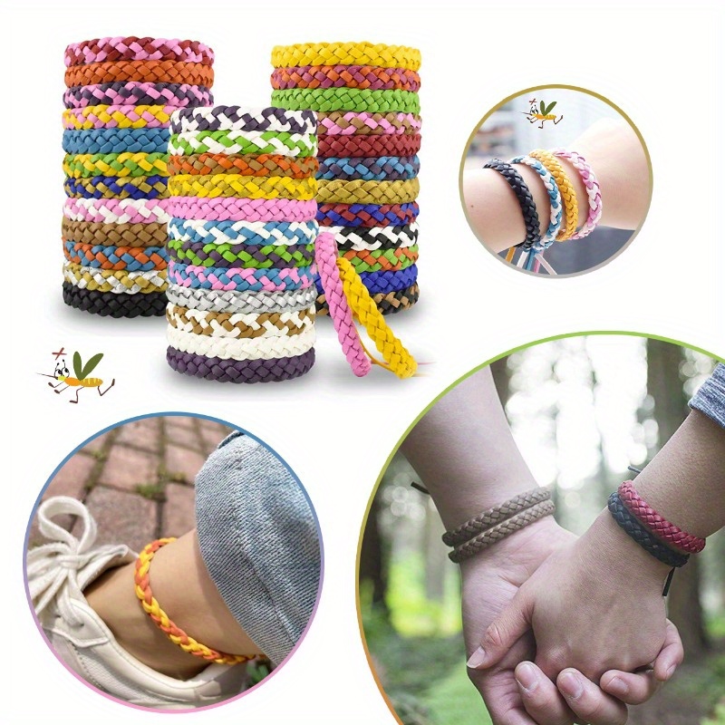 6/10pcs Colorful Braided Bracelets Bohemian Style Couples' Wristbands