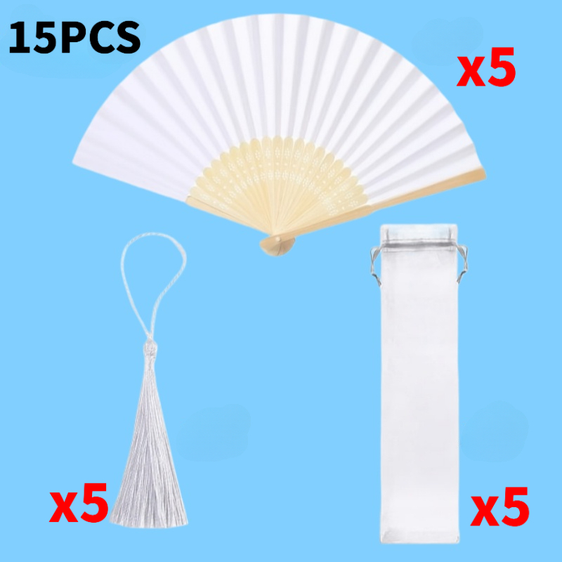 TEMU Ensemble de ventouses pliantes de mariage avec sacs en organza - Cadeaux de mariage pour , cadeaux décoratifs pour femmes, convient aux fêtes de