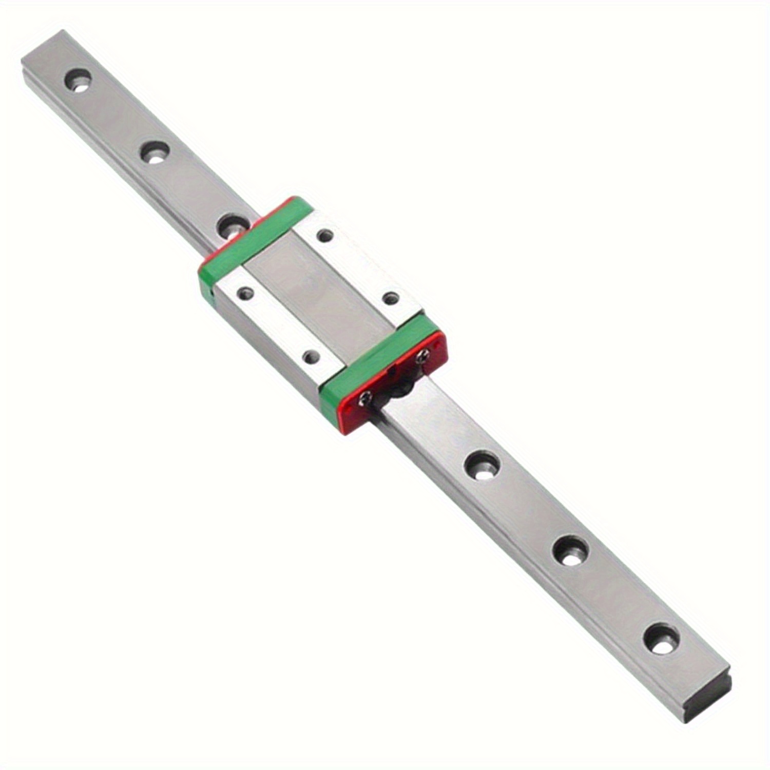 1pc 300mm Silvery Coloured Mgn12h Linear Guide With 1 Xpcs Mgn12h Trolley Block Ball Suitable For Small Linear Sliding Devices.