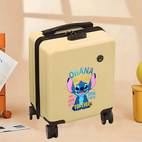 1pc official carry on luggage suitcase with means no one left forever message telescopic handle swivel wheels lightweight zipper closure cabin bag for fans business travel perfect birthday christmas gift stylish teal blue beige pink luggage for travel for teenager