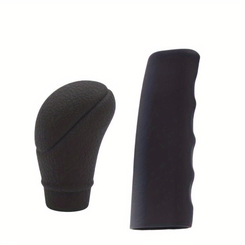 TEMU 2pcs Car Auto Universal Silicone Shift Knob Cover Covers Sleeve Case Car Styling Car Additions