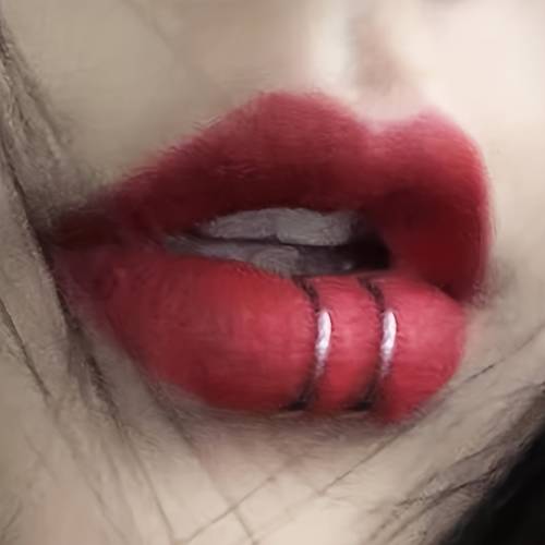 minimalist style 2 lip studs valentines day suitable daily wear and parties ribbon shaped piercing body jewelry a stylish and elegant hypoallergenic stainless steel lip ring
