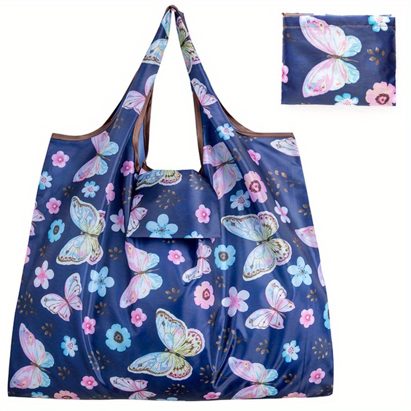Big Size Thick Large Tote Eco Reusable Portable Shoulder Women's Handbags Folding Pouch Shopping Bag Foldable 20l