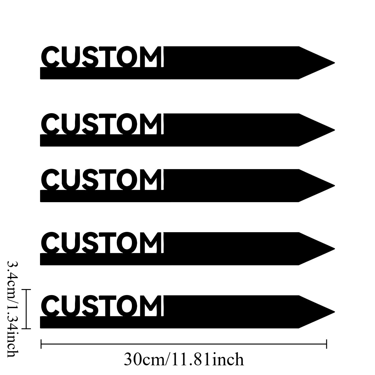 TEMU Customizable Garden Signs—personalized Plant Labels For Noting Dates, Varieties, And Fertilization ; Wrought Iron Outdoor Decor; The Perfect