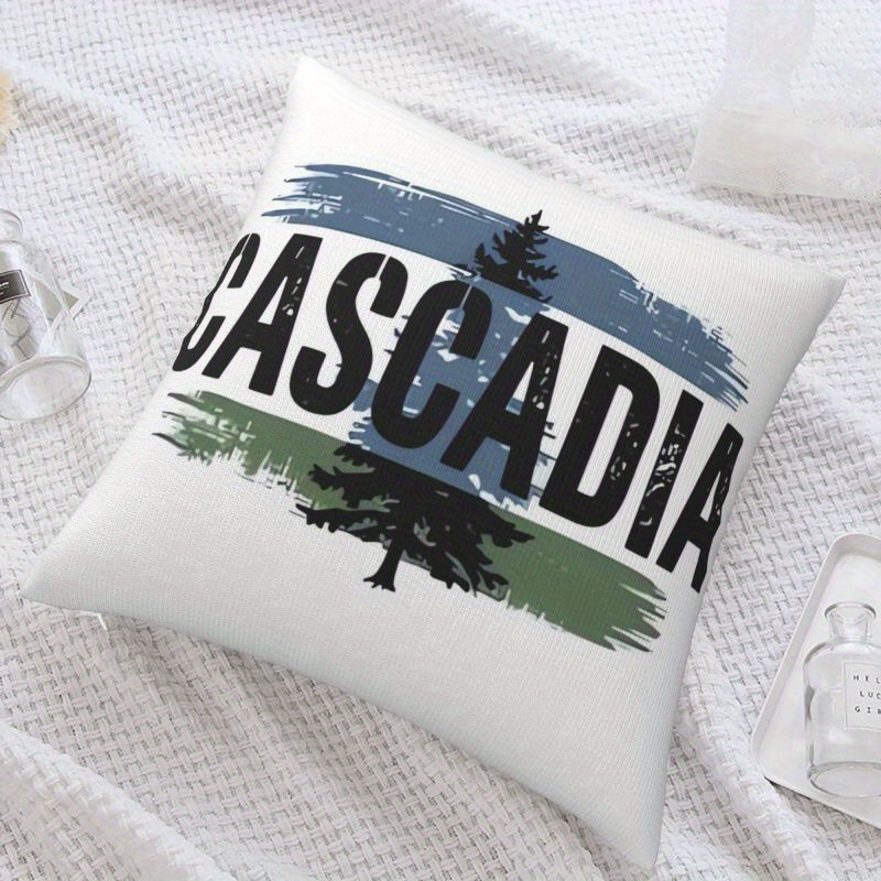 1pc   design decorative pillow cover 18x18 inches double sided printed zipper closure machine washable polyester for living room bedroom sofa home holiday decor no pillow insert   decor 0