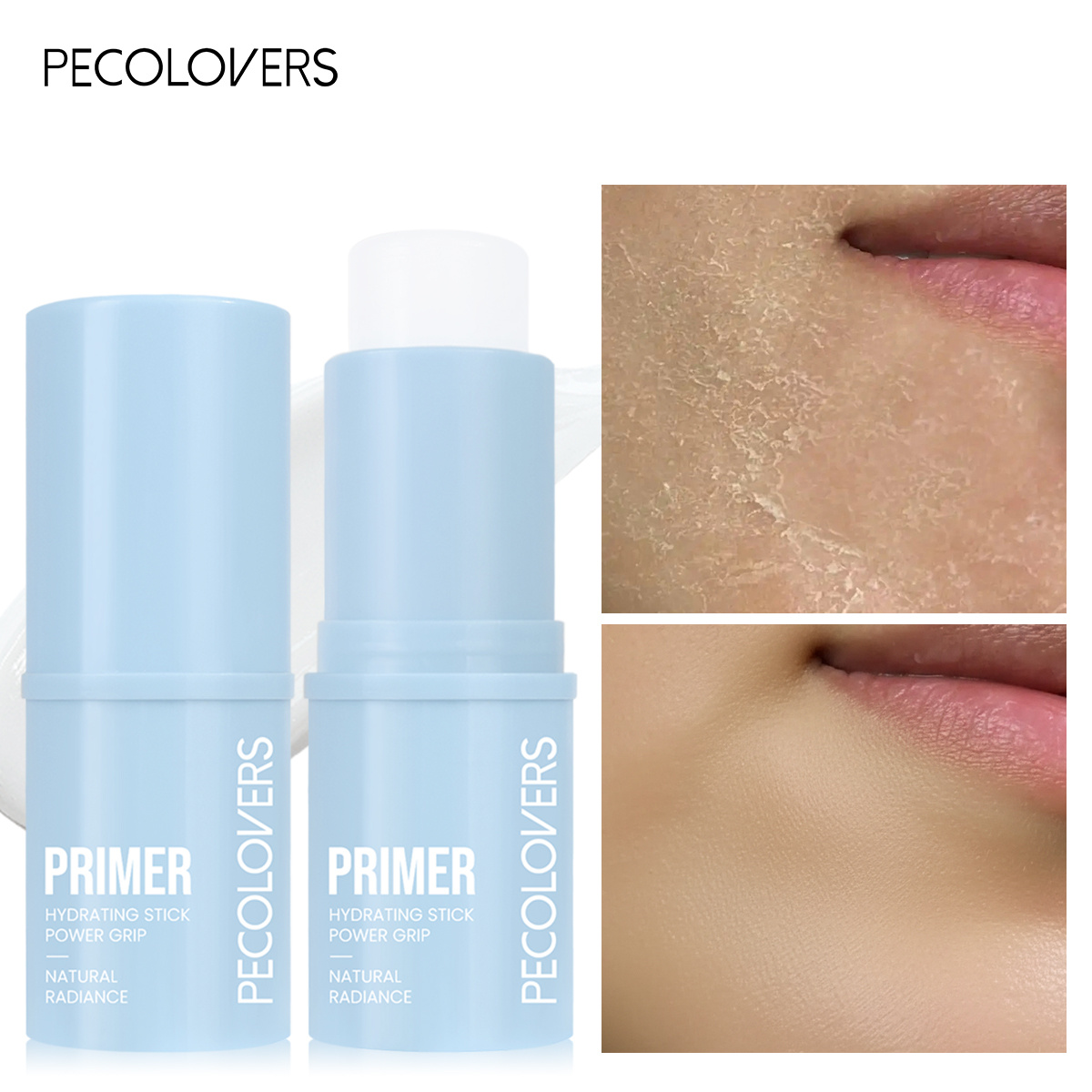 Image of 1pc Translucent, Smooth Light Beige, Creamy Texture, Light And Non-sticky, Hides Pores, Moisturizing Stick, Used As A Base Before Makeup To Create A More Perfect Makeup