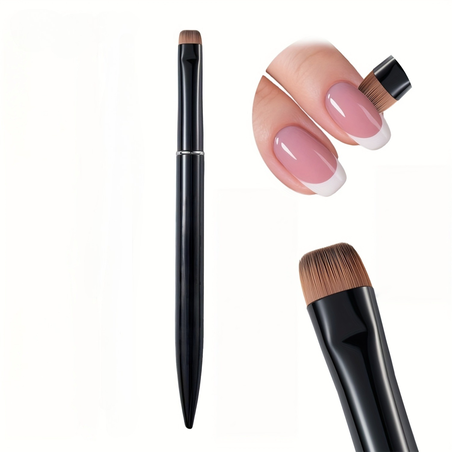 3-in-1 French Nail Brush for Gel & Acrylic Nails