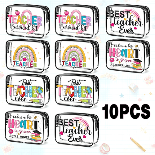 gambar barang set beg wanita 10pcs beg mekap lutsinar beg penyelamat parade jururawat tarian cheerleading hadiah pvc beg beg dobi beg penyimpanan hadiah